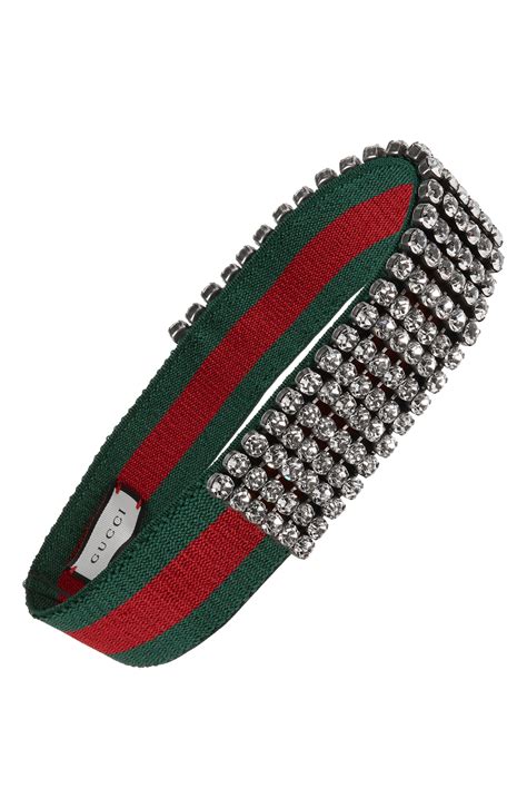 womens gucci headband|GUCCI Crystal.